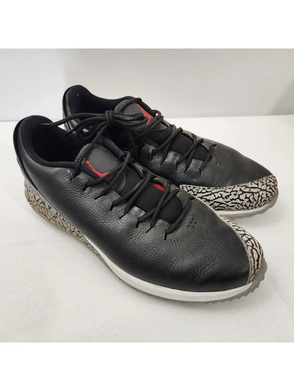 Nike Air Jordan ADG Golf Shoes Black Cement Bred AR7995-001 Men’s Size 13